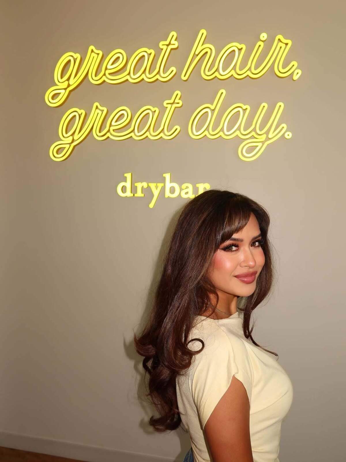 Alyssa Nishikawa, a former athlete turned social media influencer, had her hair style at the new Drybar in Clovis. The salon offers a variety of signature looks simply through a wash, dry and blowout method and without coloring or cutting hair.